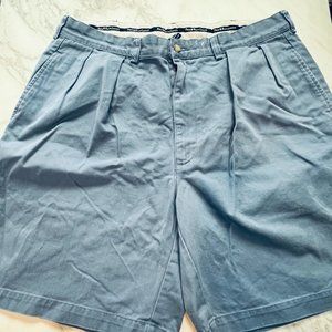 Polo Ralph Lauren Shorts Mens 36 Blue Flat Front Casual Golf Chino